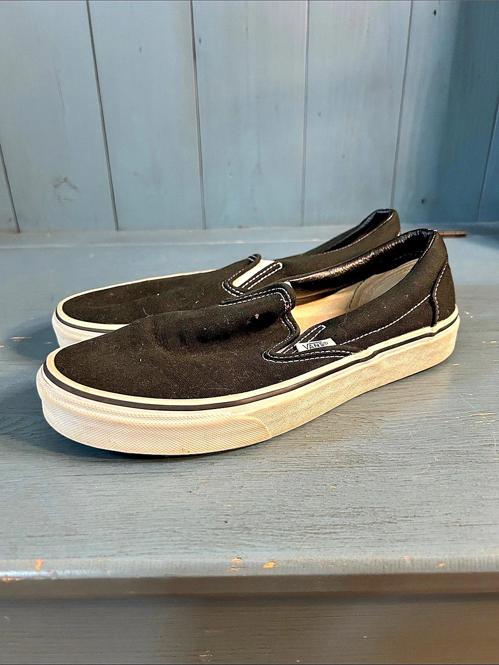 Vans Classic Slip-On Black & White US 8.5